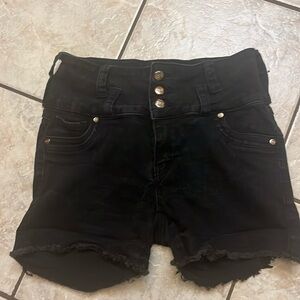 Benava Black Jean Shorts sz 9